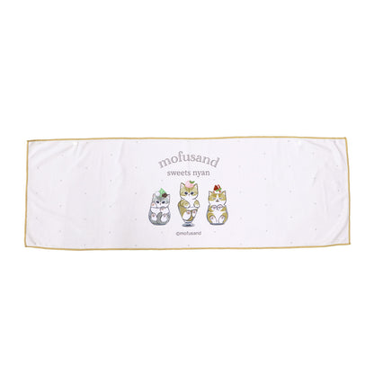 mofusand Cooling Towel (Meows And Sweets・Beige)
