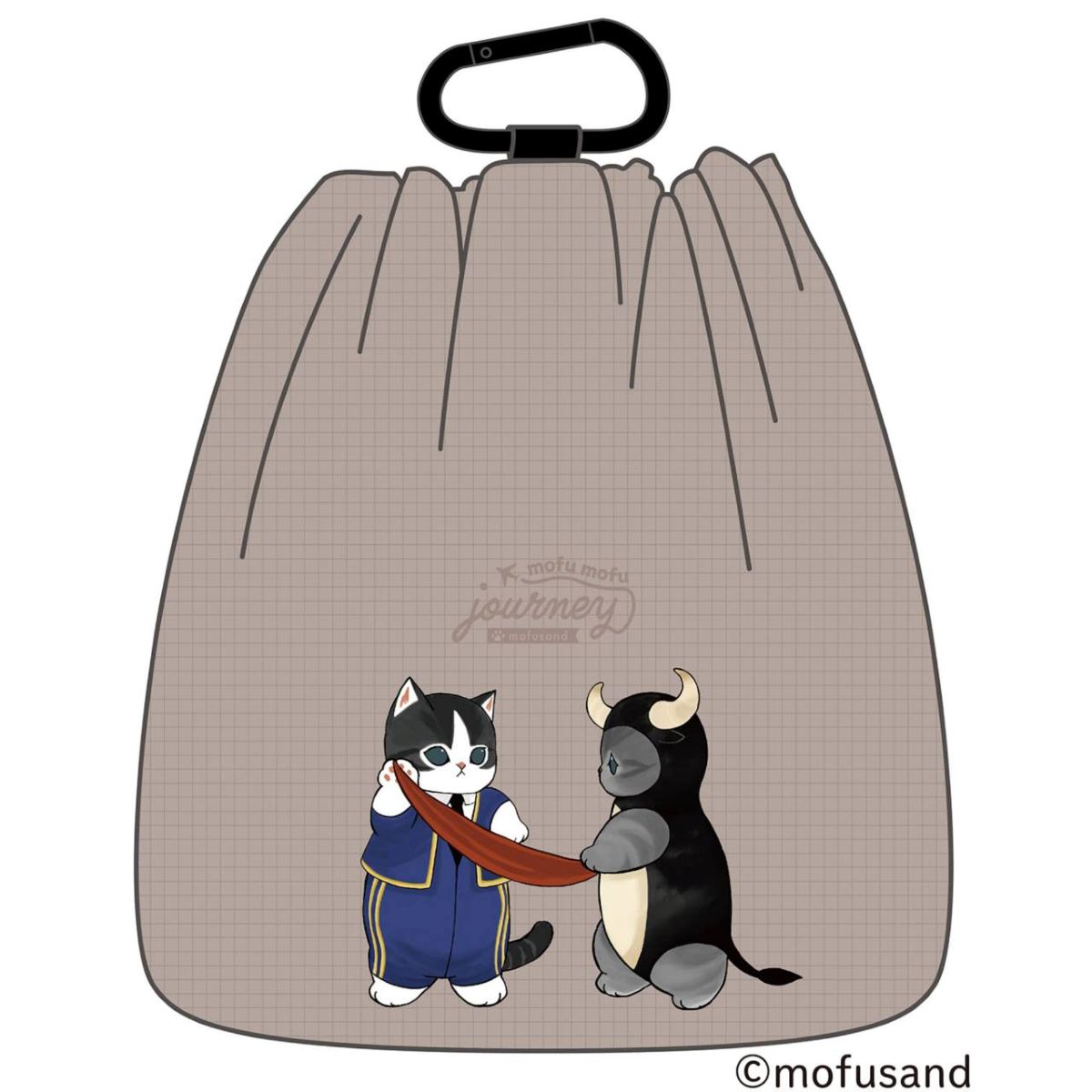 mofusand もふもふジャーニー パッカブル巾着ポケットリュック