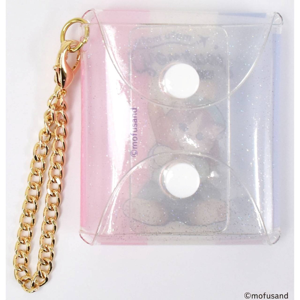 mofusand mofumofu旅行 闪亮透明多功能收纳包SS