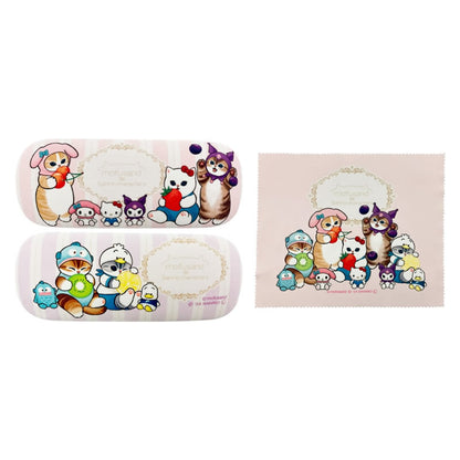 mofusand×サンリオキャラクターズ メガネケース(ピンク)