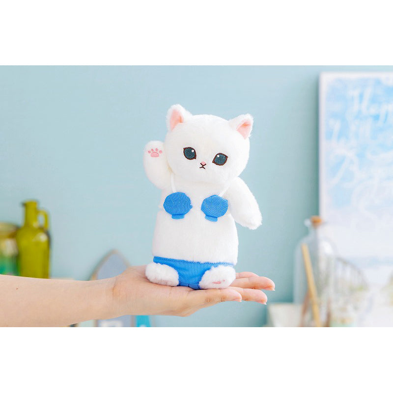 mofusand 胖嘟嘟泳裝貓玩偶（貝殼）