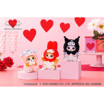 mofusand × Sanrio Characters Mini Mascot Keychain (Kuromi)
