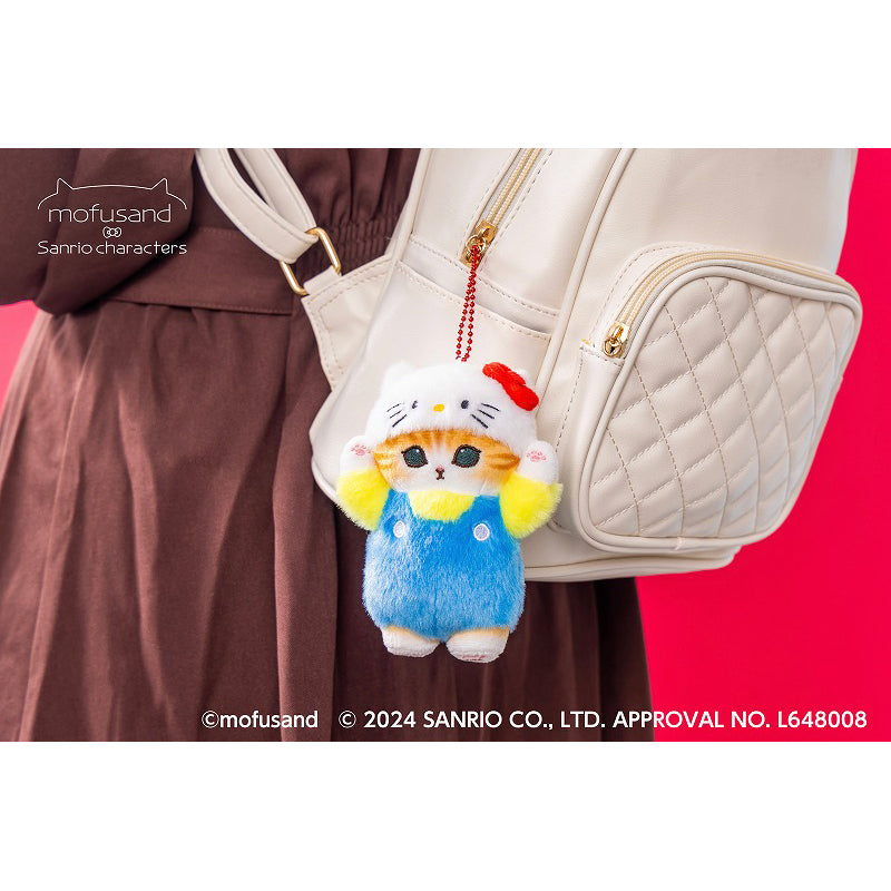 mofusand × Sanrio Characters Mini Mascot Keychain (Kuromi)