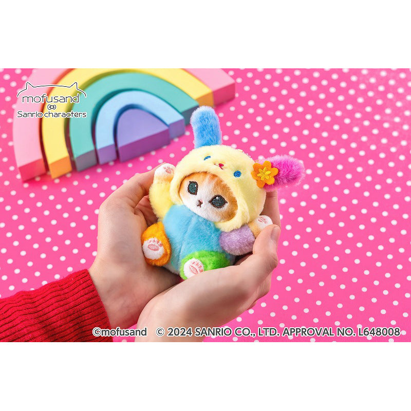 mofusand × Sanrio Characters Mini Mascot Keychain (Cinnamoroll)