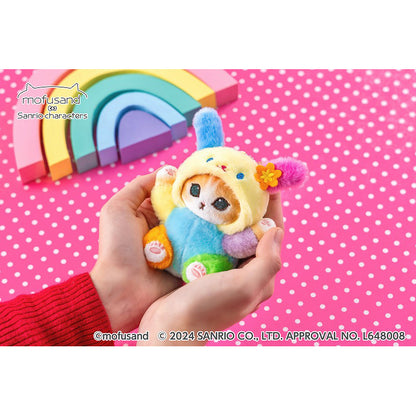 mofusand × Sanrio Characters Mini Mascot Keychain (Cinnamoroll)