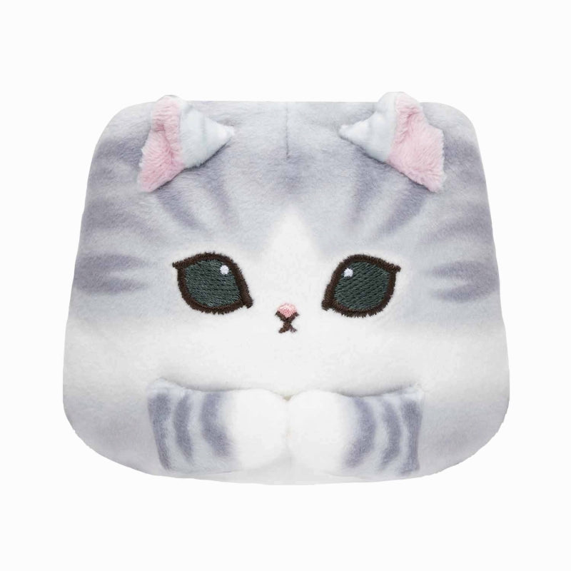 mofusand にゃんこの持ちますペン立て(灰白)