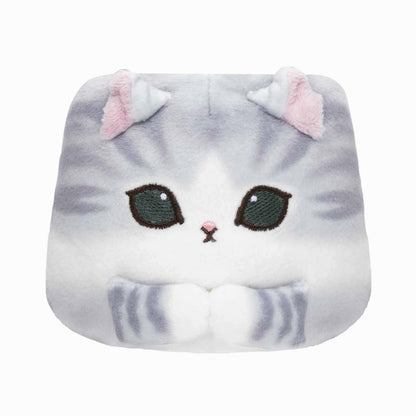 mofusand にゃんこの持ちますペン立て(灰白)