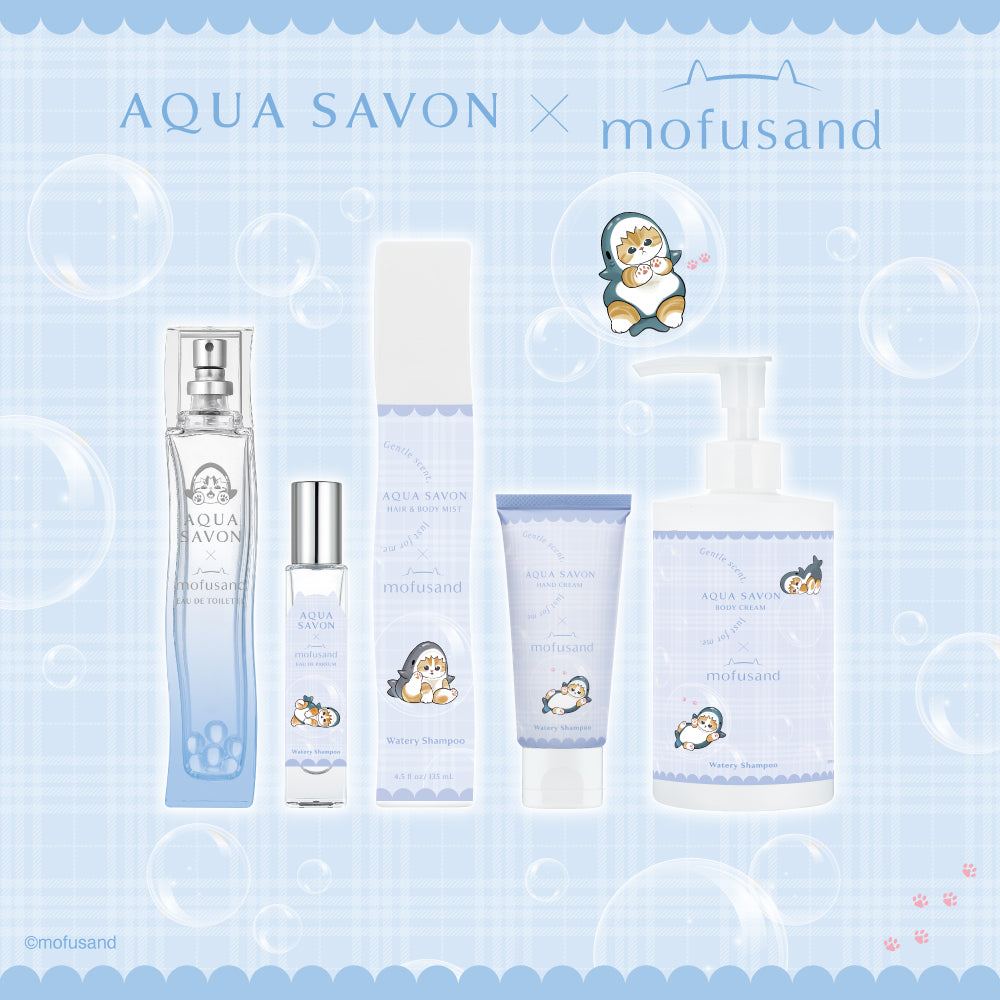 mofusand Aqua Savon 오 드 퍼퓸 워터리 샴푸 향 (상어냥)
