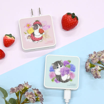 mofusand×日比谷花壇 USB Type-C ACアダプタ(夏)