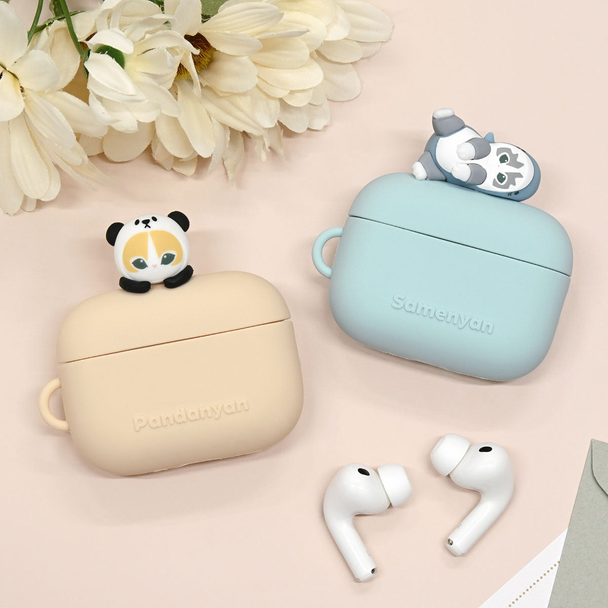 mofusand AirPods Pro3対応シリコンケース(パンダにゃん)