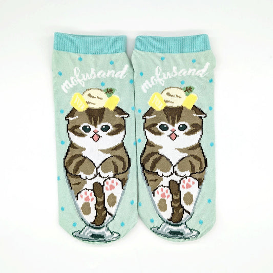 mofusand Front Socks (Fruit Parfait)