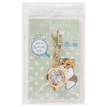 mofusand Stand & Magnifier Watch (Shark Meow)