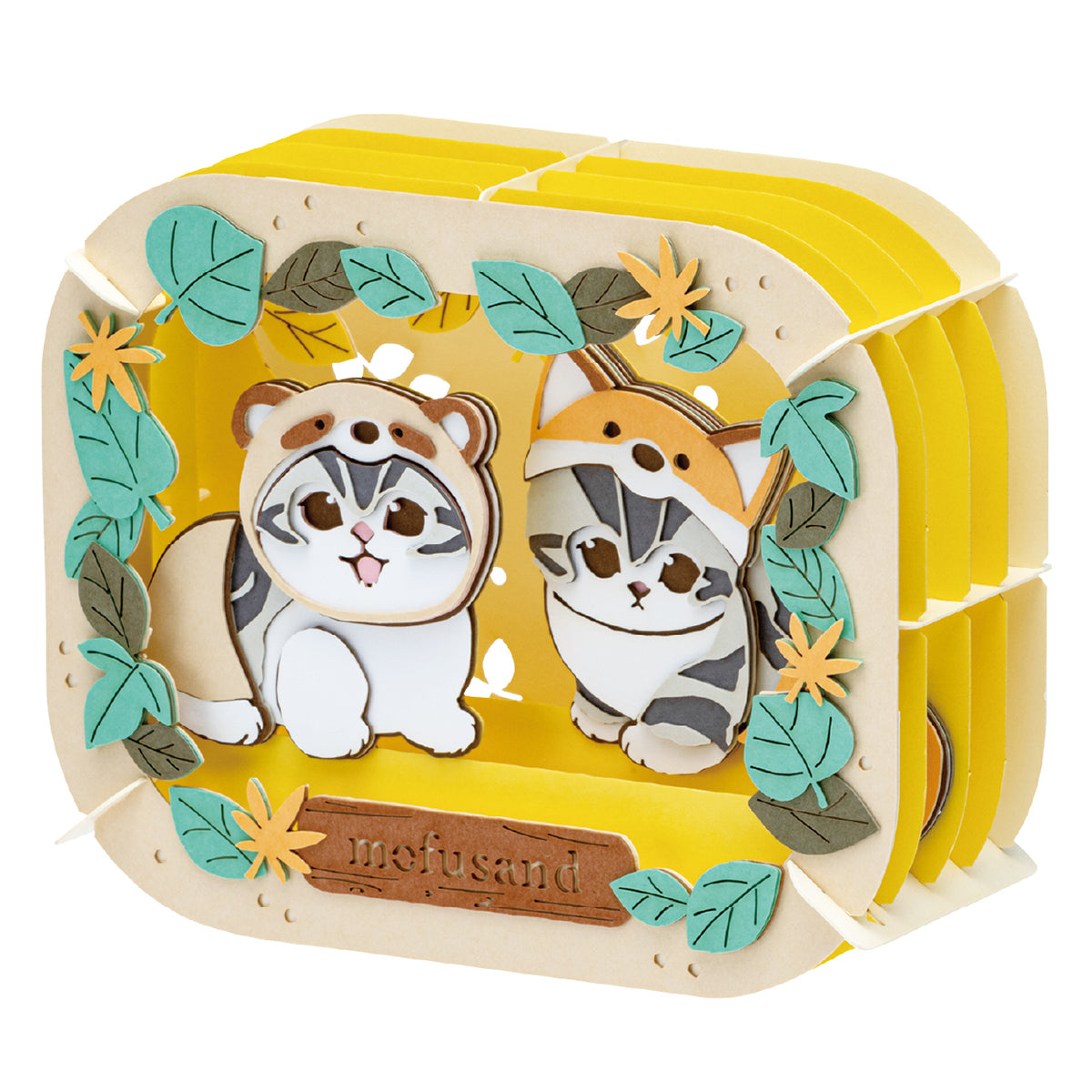 mofusand Paper Theater (PT-405 Tanuki-nyan, Fox-nyan)