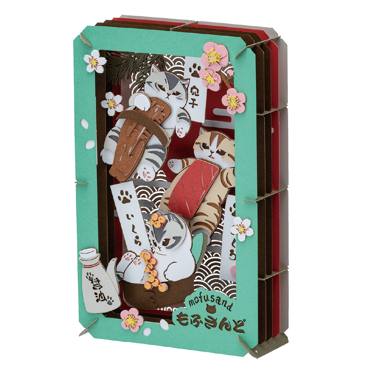 mofusand Paper Theater (PT-L116 Sushi Nyan)