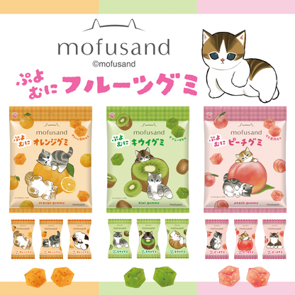 mofusand Puyomuni Gummy (Orange)