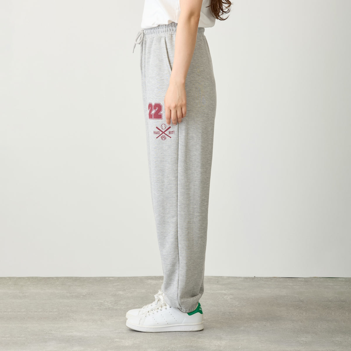 mofusand スウェットパンツ nyaice hit! モクグレー