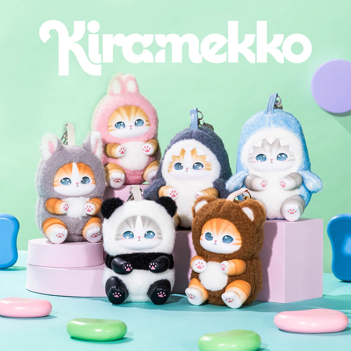 mofusand Kiramekko Fluffy Kittens (All 6 Types)