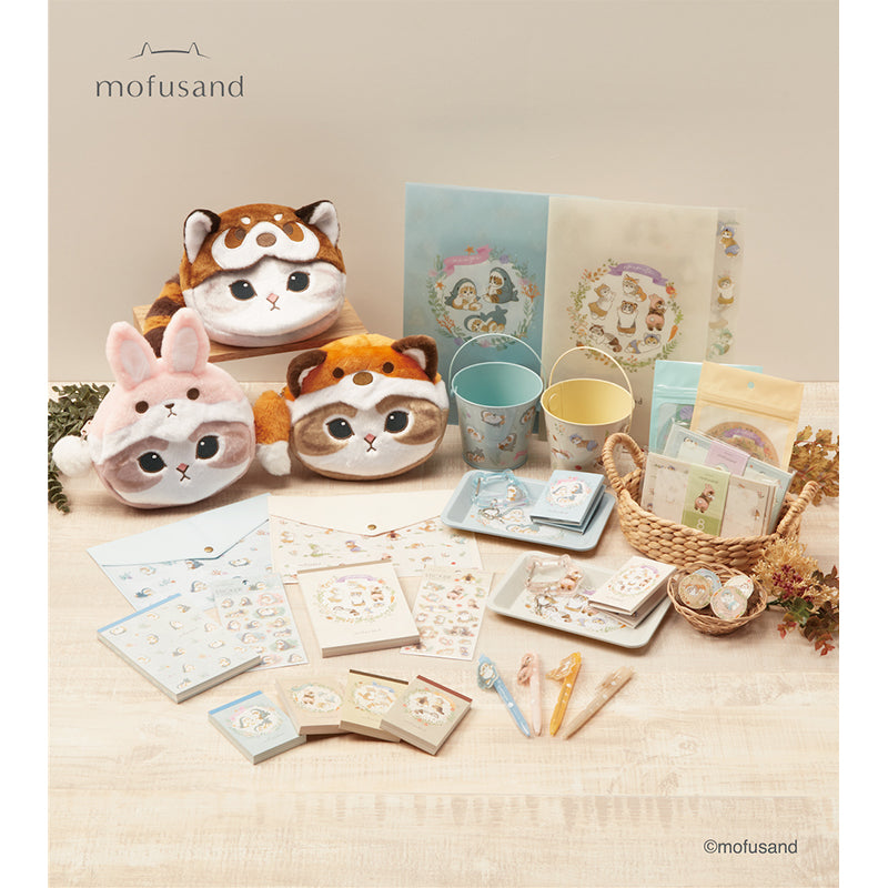 mofusand Transparent masking tape (red panda Nyan)