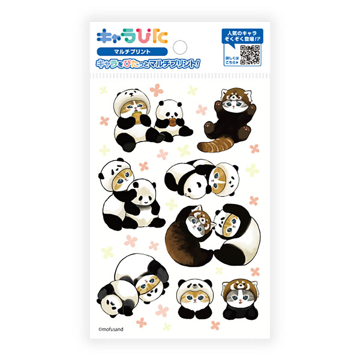 mofusand Charapita多功能贴纸⑤明信片1