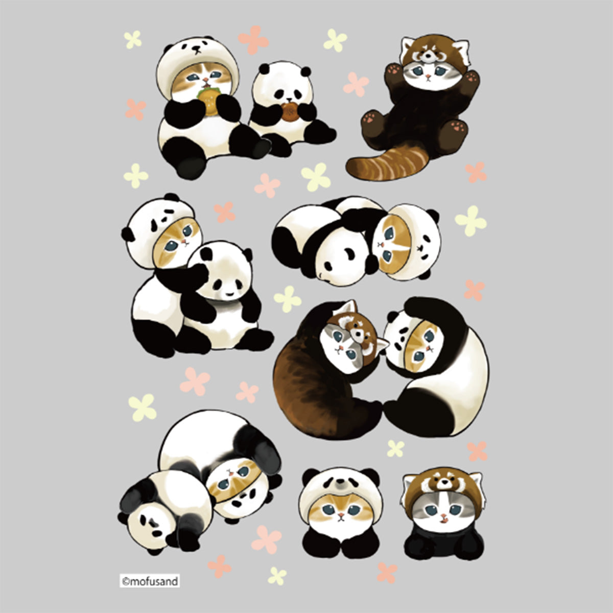 mofusand Charapita多功能贴纸⑤明信片1