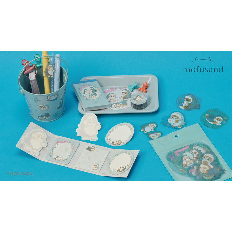 mofusand Transparent masking tape (Shark Meow)