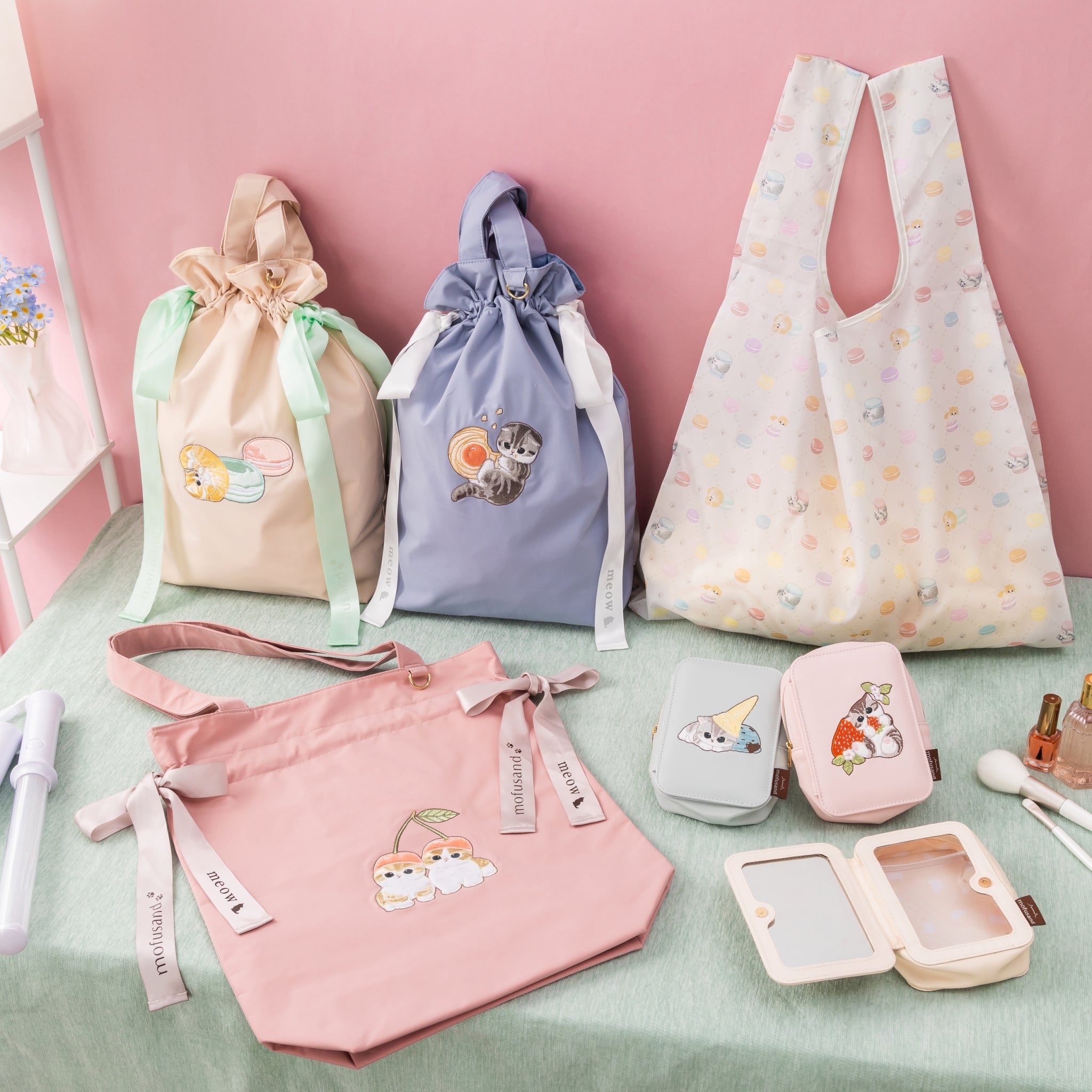 mofusand リボントートバッグ(アイボリー) | mofusandもふもふマーケット