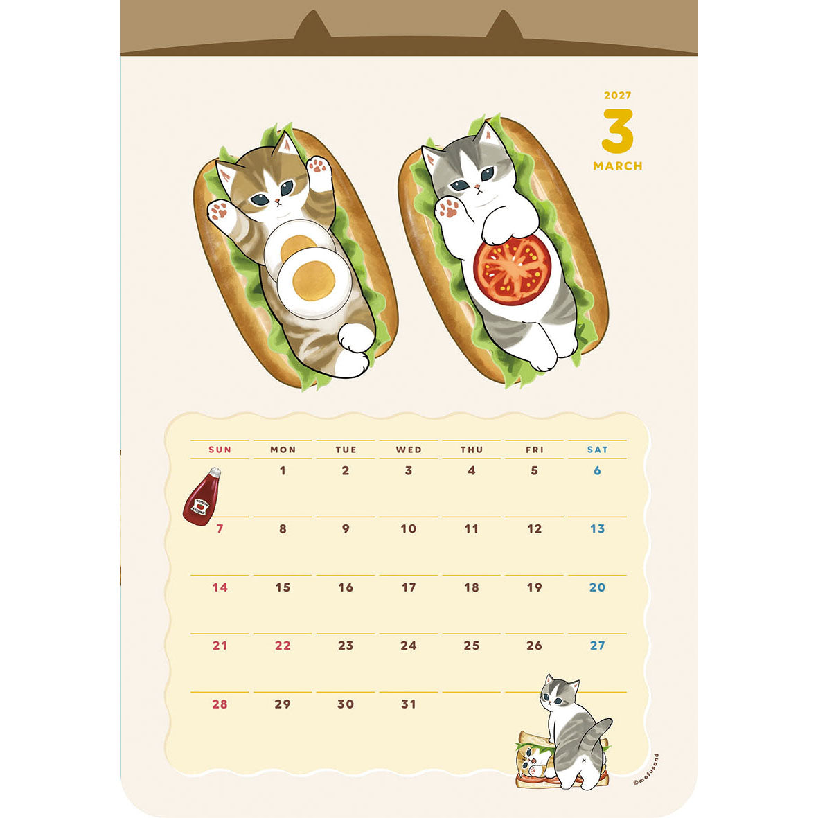 mofusand 2027 Calendar