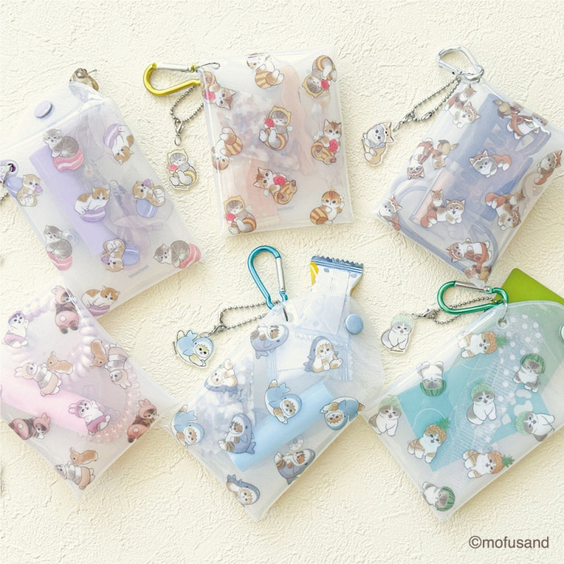 mofusand Multi -clear pouch (Hachi)