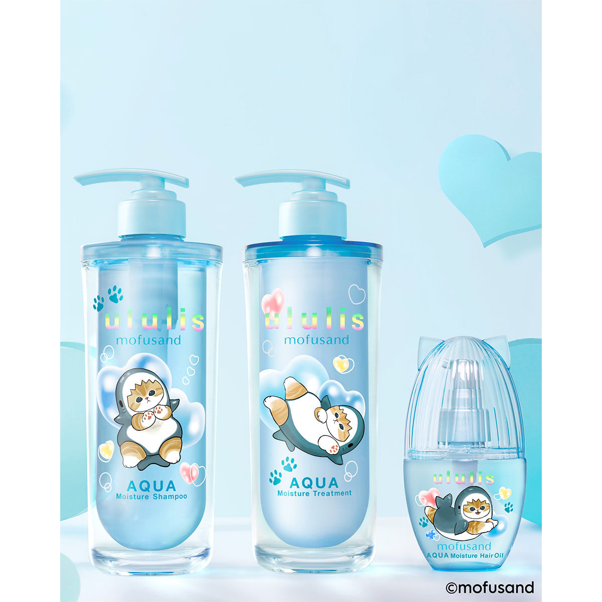 mofusand ウルリス ヘアオイル アクア モイスチャー(サメにゃん