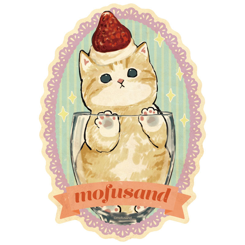 mofusand Travel sticker (3) Pafu