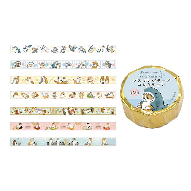 mofusand Masking tape collection 1BOX 7 pieces