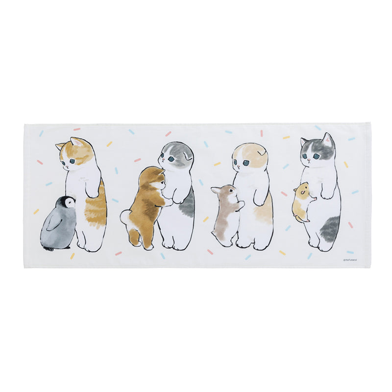 mofusand Face towel soft yellow