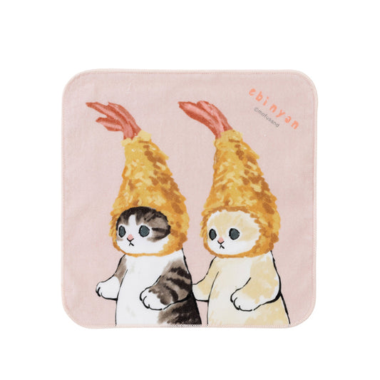 mofusand Large hand towel Fried Shrimp Cat