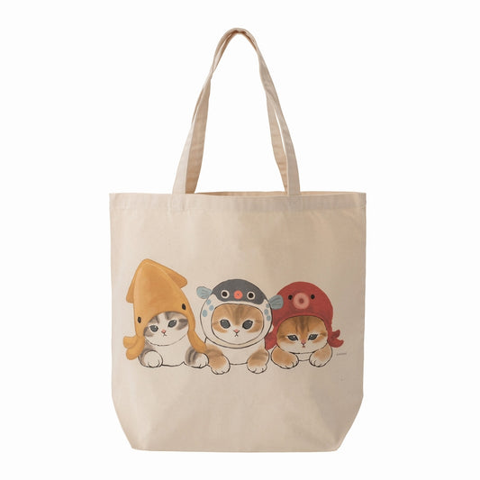 mofusand 大きめトートバッグ(海洋生物ねこ)