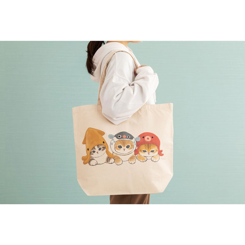 mofusand 大手提袋（海洋生物猫）