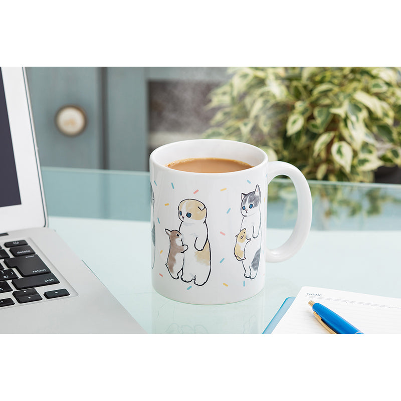 mofusand マグカップ カラフルチップちらし