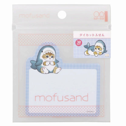 mofusand Die -cut sticky note (shark)