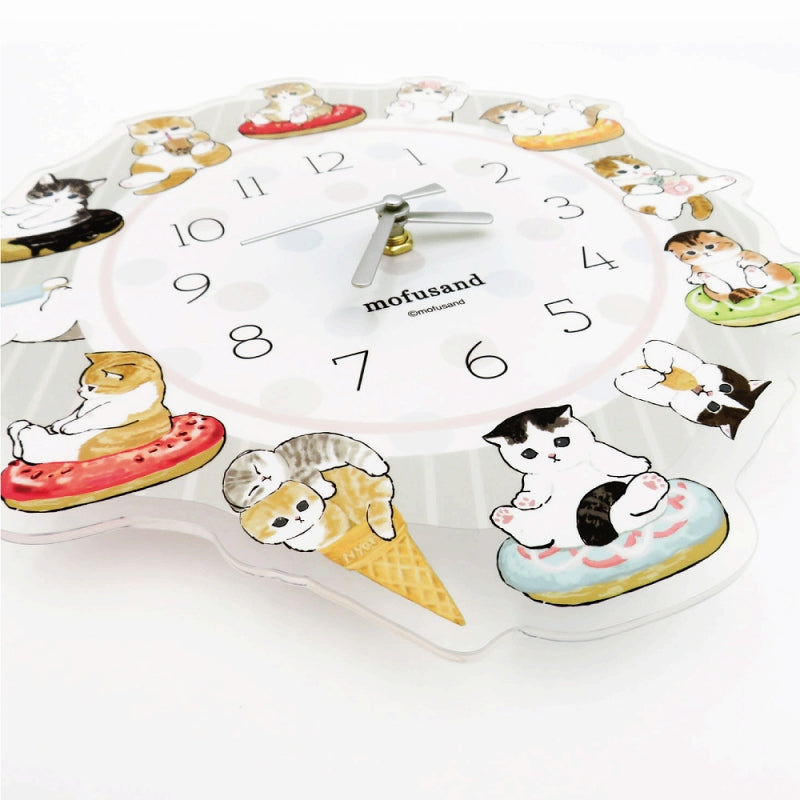 mofusand Acrylic wall clock