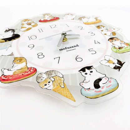 mofusand Acrylic wall clock