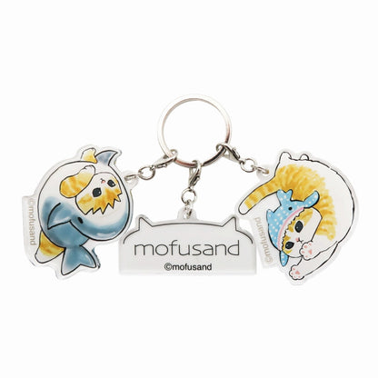 mofusand 3 acrylic key chains