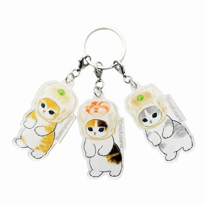 mofusand 三重丙烯酸钥匙扣 可口的