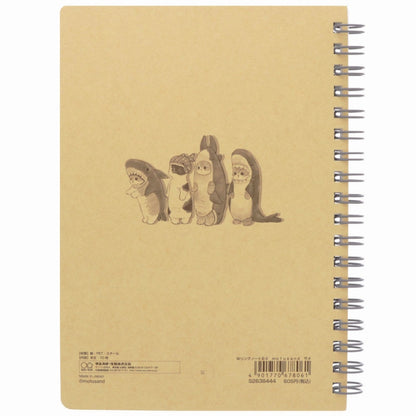 mofusand W Ring Notebook B6（鲨鱼）