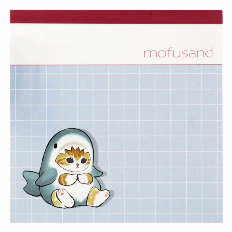 mofusand スクエアメモ(サメ)