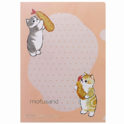 mofusand Clear file A4 (shrimp)