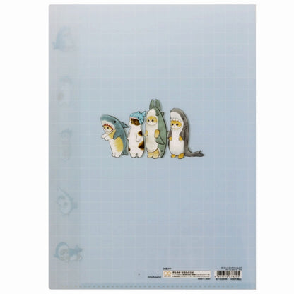 mofusand Die -cut clear file 5P (shark)