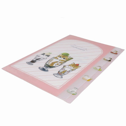 mofusand Die -cut clear file 5P (sweets)