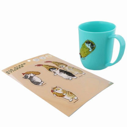 mofusand ビッグクリアステッカー(エビ)