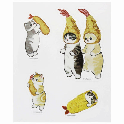 mofusand ビッグクリアステッカー(エビ)