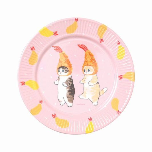 mofusand Melamine plate (Ebi Nyan)