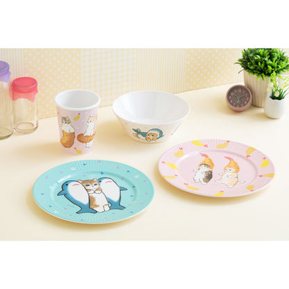 mofusand Melamine plate (Ebi Nyan)